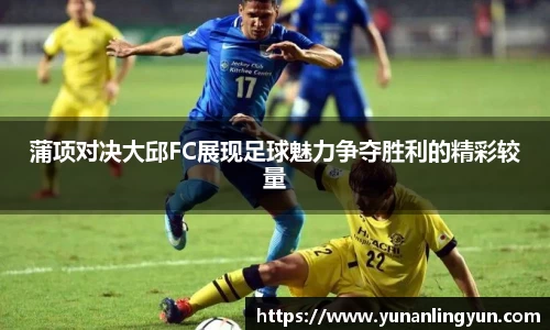 蒲项对决大邱FC展现足球魅力争夺胜利的精彩较量